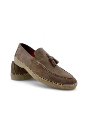 کفش کلاسیک بژ مردانه چرم طبیعی پاشنه کوتاه ( 4 - 1 cm ) پاشنه ساده کد 463758895