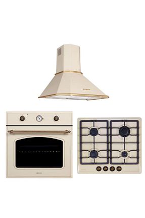 ست هود و اجاق گاز بژ گارانتی نمایندگی رسمی ukinox - کد 834791495