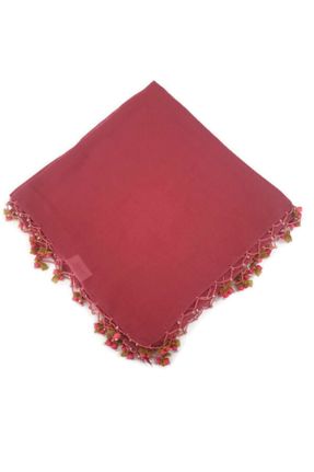 روسری قرمز پنبه (نخی) 100 x 100 کد 183331753