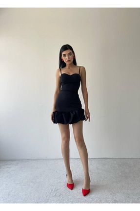لباس مشکی زنانه بافتنی Afiş Butik - کد 741891711