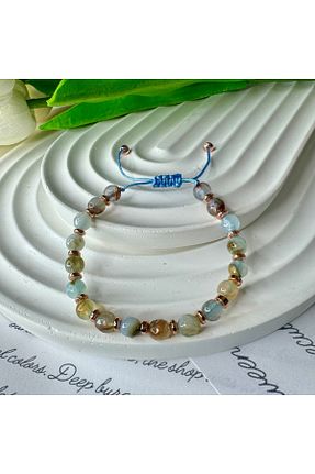 دستبند جواهر آبی زنانه سنگ طبیعی Elifsu Jewelry - کد 836065068