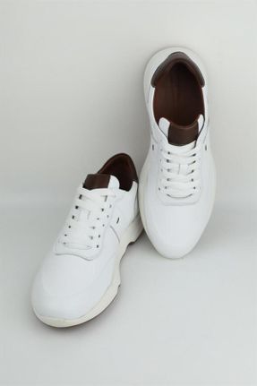 کفش کژوال سفید مردانه پاشنه کوتاه ( 4 - 1 cm ) پاشنه ساده کد 799720833