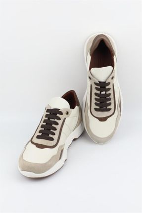 کفش کژوال بژ مردانه پاشنه کوتاه ( 4 - 1 cm ) پاشنه ساده کد 736018036