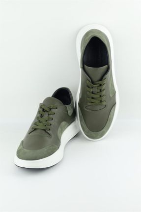 کفش کژوال خاکی مردانه پاشنه کوتاه ( 4 - 1 cm ) پاشنه ساده کد 735993708