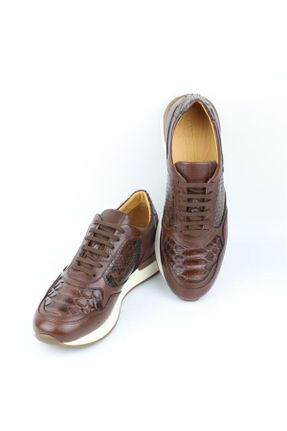کفش کژوال قهوه ای مردانه پاشنه کوتاه ( 4 - 1 cm ) پاشنه ساده کد 739480481