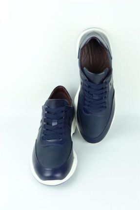 کفش کژوال سرمه ای مردانه پاشنه کوتاه ( 4 - 1 cm ) پاشنه ساده کد 799720979