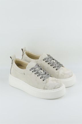 کفش کژوال سفید زنانه پاشنه کوتاه ( 4 - 1 cm ) پاشنه ساده کد 735993730