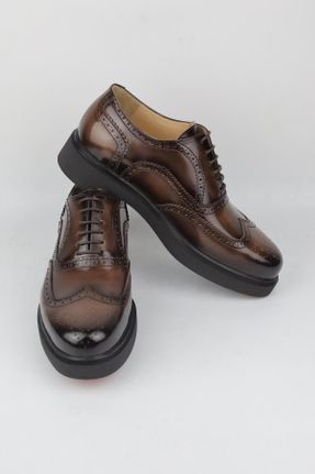 کفش کژوال قهوه ای مردانه پاشنه کوتاه ( 4 - 1 cm ) پاشنه ساده کد 799721328