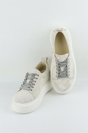 کفش کژوال سفید زنانه پاشنه کوتاه ( 4 - 1 cm ) پاشنه ساده کد 735993730