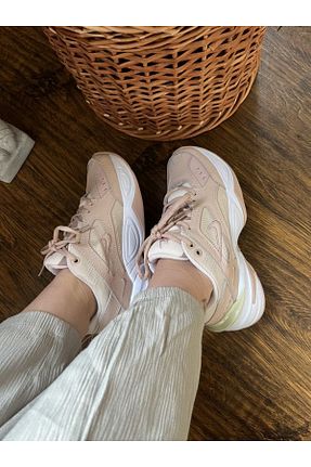 کفش اسنیکر صورتی زنانه چرم اصل Nike - کد 836110022