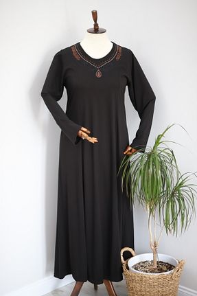 لباس حجاب مشکی زنانه رگولار CTK Tekstil - کد 836134090