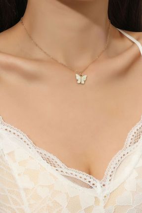 گردنبند جواهر طلائی زنانه کد 742790628