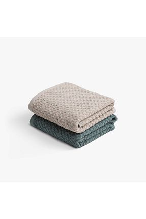 حوله آشپزخانه بژ پنبه Green Black - کد 836158344