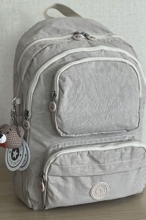 کیف مدرسه بژ زنانه پارچه ای NEMO BAGS - کد 693434040