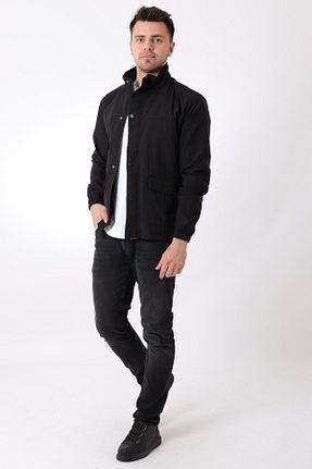 بادگیر و بارانی مشکی مردانه پلی استر ByTrend - کد 836317797