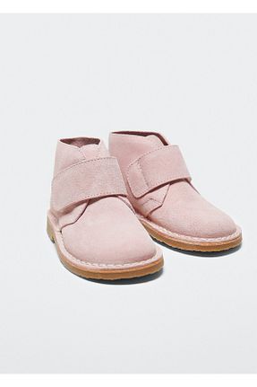 بوت / نیم بوت صورتی بچه گانه پلی استر MANGO Baby - کد 781337172