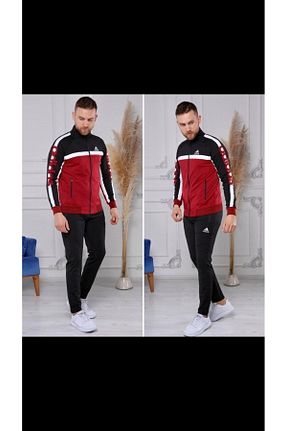 شلوار گرمکن سایز بزرگ قرمز مردانه سایز بزرگ IŞILTI - کد 836213409