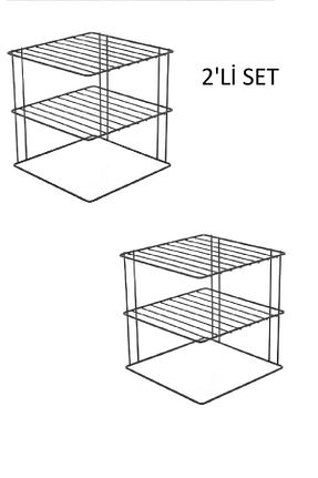 نظم دهنده کمد مشکی فلزی کد 729874324