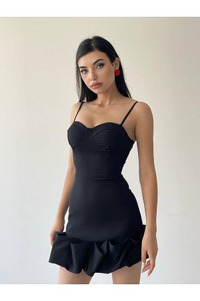 لباس مشکی زنانه بافتنی Afiş Butik - کد 741891711