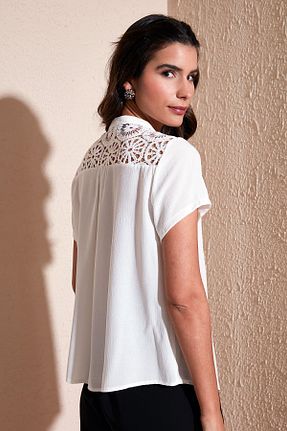 بلوز نباتی زنانه ساده Lela - کد 817397069