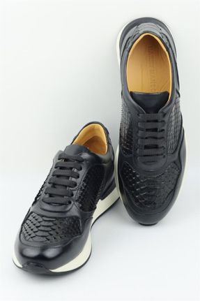 کفش کژوال مشکی مردانه پاشنه کوتاه ( 4 - 1 cm ) پاشنه ساده کد 735993746