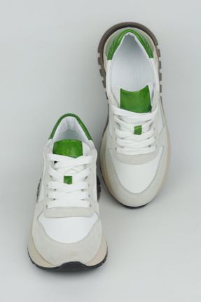 کفش کژوال سفید زنانه پاشنه کوتاه ( 4 - 1 cm ) پاشنه ساده کد 822694218