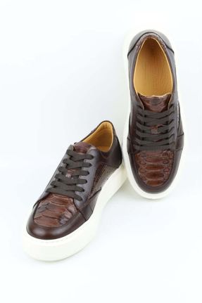 کفش کژوال قهوه ای مردانه پاشنه کوتاه ( 4 - 1 cm ) پاشنه ساده کد 735993564
