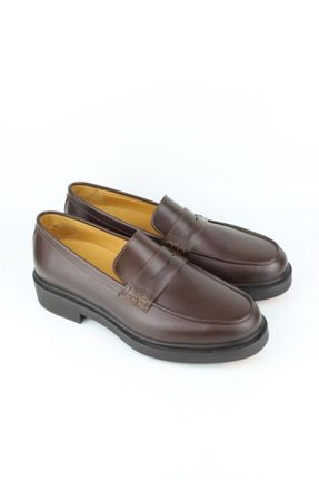 کفش کژوال قهوه ای مردانه پاشنه کوتاه ( 4 - 1 cm ) پاشنه ساده کد 743533557