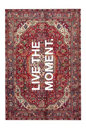 فرش قرمز قابل شستشو Rugs Modern Halı - کد 635714658