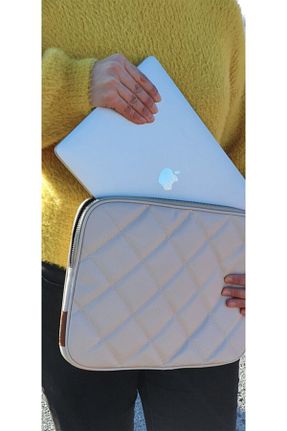 کیف نوت بوک بژ DUOMİNO - کد 78995141