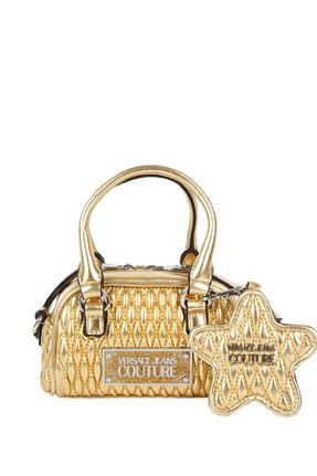 کیف دستی طلائی زنانه سایز متوسط VERSACE JEANS COUTURE - کد 809399421