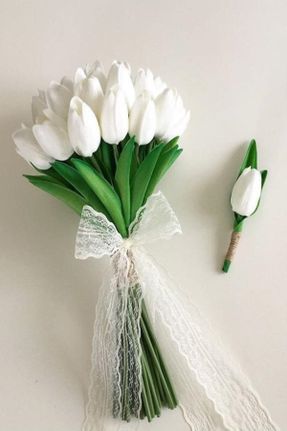 گل مصنوعی سفید کد 226183421