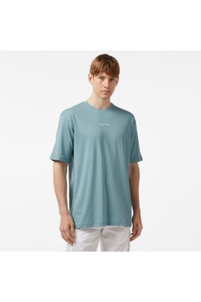 تی شرت سبز مردانه اورسایز یقه گرد کد 835860399