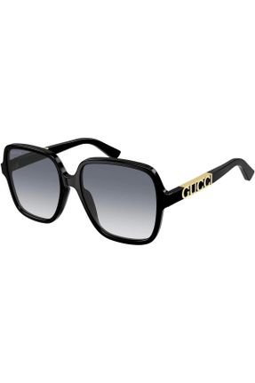 عینک آفتابی طلائی زنانه 60 UV400 فلزی کد 698511206