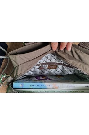 کیف پستچی قهوه ای زنانه چرم مصنوعی MEGA ÇANTA - کد 206664338