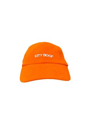 کلاه نارنجی زنانه پنبه ای Kity Boof - کد 836046432
