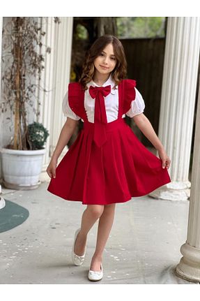 لباس قرمز بچه گانه بافتنی Sahil Collection - کد 822190913