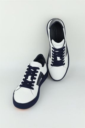 کفش کژوال سفید مردانه پاشنه کوتاه ( 4 - 1 cm ) پاشنه ساده کد 738774761