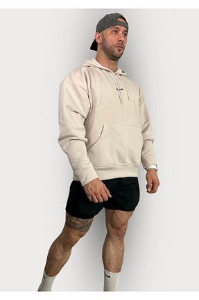 سوئیشرت اسپرت بژ زنانه گشاد Sporcum - کد 788167574