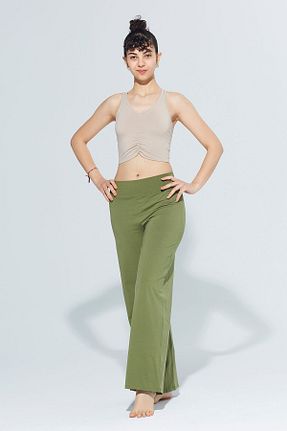 شلوار سبز زنانه لیکرا Comm-Ci - کد 742586616