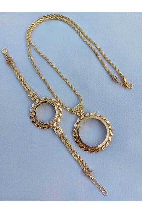 دستبند جواهر طلائی زنانه استیل (فولاد) GEZERGOLD TAKI - کد 754284292