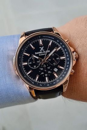 ساعت مچی مشکی مردانه 44 میلی متر Daniel Klein - کد 832099240