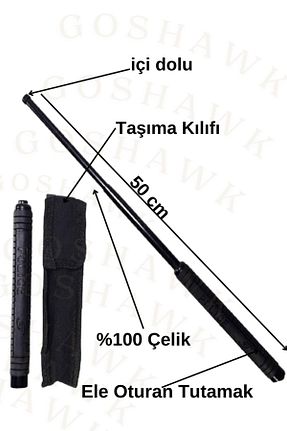 اکسسوری چاقو و قمه مشکی goshawk - کد 815981759
