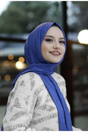 روسری سرمه ای پنبه ای Mides scarf - کد 457617242