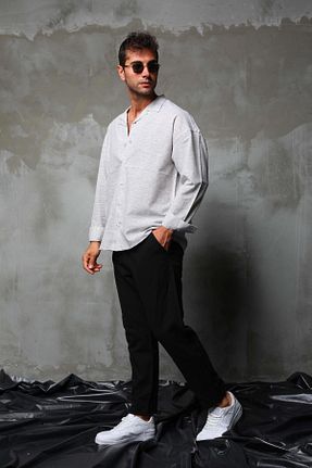 پیراهن مشکی مردانه رگولار Rocqerx - کد 746212233