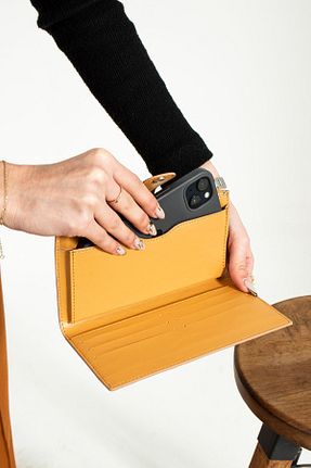 کیف پورتفوی و کلاچ سبز زنانه چرم مصنوعی Just Polo - کد 650640475