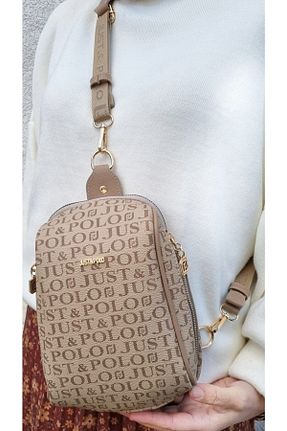 کیف پستچی قهوه ای زنانه چرم مصنوعی Just Polo - کد 214860435