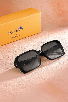 عینک آفتابی مشکی زنانه UV400 polo air - کد 836113522