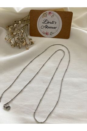گردنبند استیل ( فولاد ) زنانه استیل (فولاد) EBRULİS - کد 836361956