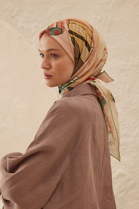 روسری صورتی %100 پنبه Fresh - کد 836352181